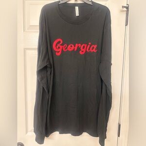 Unisex Long Sleeve Georgia shirt-3X